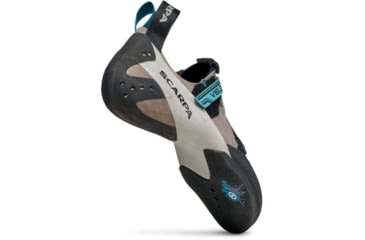 Image of Scarpa Veloce Climbing Shoes - Womens, Light Grey/Maldive, 40.5, 70065/002-LtgryMal-40.5
