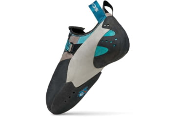 Image of Scarpa Veloce Climbing Shoes - Womens, Light Grey/Maldive, 40.5, 70065/002-LtgryMal-40.5