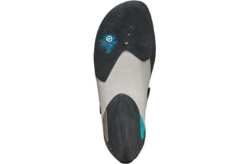 Image of Scarpa Veloce Climbing Shoes - Womens, Light Grey/Maldive, 40.5, 70065/002-LtgryMal-40.5