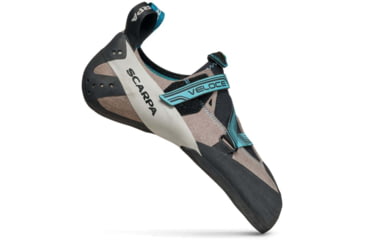 Image of Scarpa Veloce Climbing Shoes - Womens, Light Grey/Maldive, 40.5, 70065/002-LtgryMal-40.5