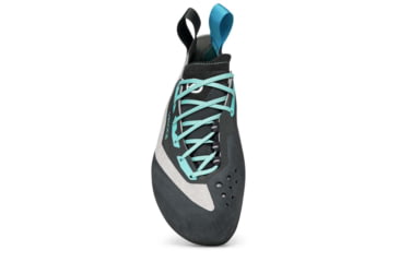 Image of Scarpa Veloce L Climbing Shoes - Womens, Light Grey/Maldive, 36, 70079/002-LtgryMal-36