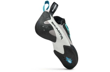 Image of Scarpa Veloce L Climbing Shoes - Womens, Light Grey/Maldive, 36, 70079/002-LtgryMal-36
