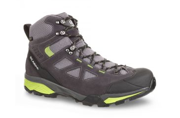Image of Scarpa ZG Lite GTX Shoes - Mens, Dark Grey/Spring, Medium, 42, 67080/200-DgrySpg-42