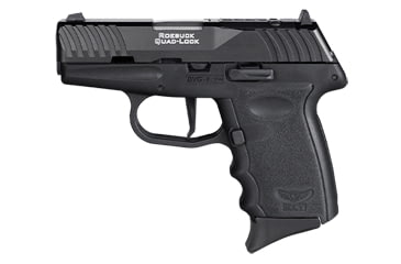 Image of SCCY Industries DVG-1RDR Pistol, 9mm Luger, 3.1in barrel, black polymer frame, integrated polymer grip, recoil operated semi-automatic, fixed white 3-dot, 10 round magazine, SCCYDVG1RDR9MM3.11FRRMPG