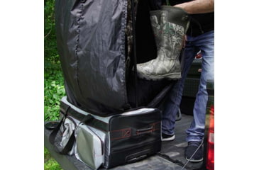 Image of Scentcrusher Halo Series Covert Closet w/ Roller Bag &amp; Halo Generator, Grey, SC59359