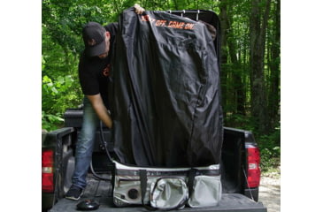 Image of Scentcrusher Halo Series Covert Closet w/ Roller Bag &amp; Halo Generator, Grey, SC59359