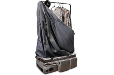 Image of Scentcrusher Halo Series Covert Closet w/ Roller Bag &amp; Halo Generator, Grey, SC59359