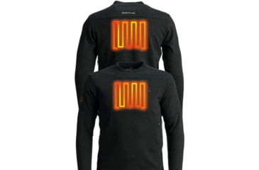Image of ScentLok BE:1 Trek Heated Base Shirt - Men's, 2XL, Blackout Black, 1409327