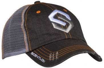Image of ScentLok Distressed Logo Hat, 2015, Black, OS 14036-090-OS