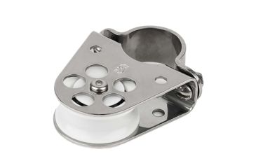 Image of Schaefer Marine Clamp-On Furling Line Stanchion Lead Block - 1" Ball Bearing 74705