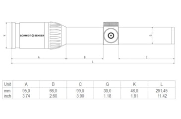 Image of Schmidt &amp; Bender 1-8x24 Exos Rifle Scope, Second Focal Plane, FD7 Reticle, TMR 1cm cw Posicon CT / Posicon CT, Black, 780-811-708-03-03B24