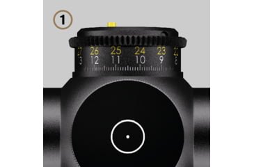 Image of Schmidt &amp; Bender 5-25x56 PM II Rifle Scope, 34 mm Tube, First Focal Plane, GR2ID Reticle, 1cm ccw DT / ST, Black, 689-911-422-90-68