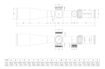 Image of Schmidt &amp; Bender 5-25x56 PM II Rifle Scope, 34 mm Tube, First Focal Plane, GR2ID Reticle, 1cm ccw DT / ST, Black, 689-911-422-90-68