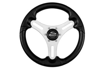 Image of Schmitt &amp; Ongaro Marine 13" Torcello Lite - Polyurethane Wheel - 3/4" Tapered Hub - Silver/Black 74539