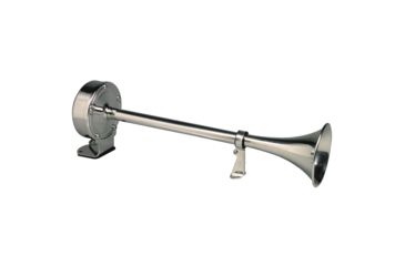 Image of Schmitt &amp; Ongaro Marine Deluxe SS Single Trumpet Horn - 24V 41528