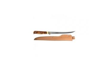 Image of 12" Fillet Knife w/ Leather Sheath