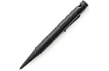 Image of Schrade Aluminum Tactical Pen w/Fire Steel, Striker &amp; Whistle, Black SCPEN4BK