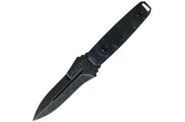 Image of Schrade Double Edge Boot Knife, 9 in, Stonewash, Kydex Sheath, SCHF20