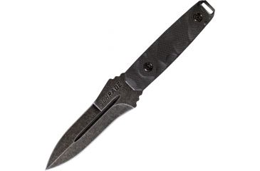 Image of Schrade Double Edge Boot Knife, 9 in, Stonewash, Kydex Sheath, SCHF20