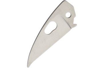 Image of Schrade Folding Knife Blade Fixed Blade Knife, 2in, Stainless Blade w/ Thumb Slot, No Tang Stamp S498