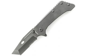 Image of Schrade Frame Lock Folder, 3.7 in. Tanto Point, ComboEdge SCH301S