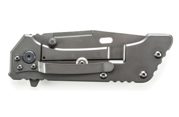 Image of Schrade Frame Lock Folding Knife,3.7in Titanium High Carbon Steel Partially Serrated Tanto Blade,Titanium Coated Stainless Steel Handle,Clam Package SCH301SCP