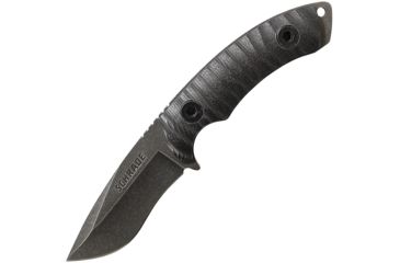 Image of Schrade Full Tang Fixed Blade Knife, Drop Point, Black Stonewash SCHF35CP