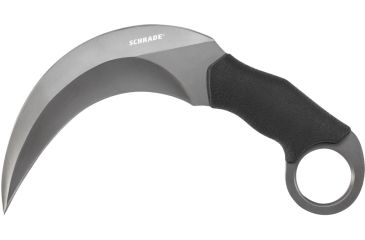 Image of Full Tang Fixed Blade Knife, Black / Silver, Medium