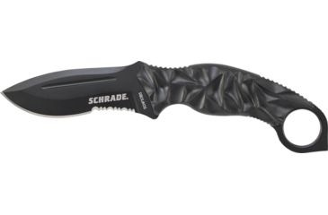 Image of Full Tang Fixed Blade Knife, Black / Silver, Medium