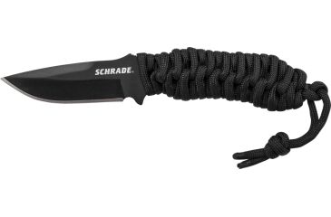 Image of Full Tang Fixed Blade Neck Knife, Black / Silver, Medium