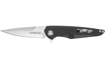 Image of Schrade Kinetic 3.13in Folding Knife, Aus-8, G-10 Composite Handle, Stainless Steel Blade, Black Matte, 1182623