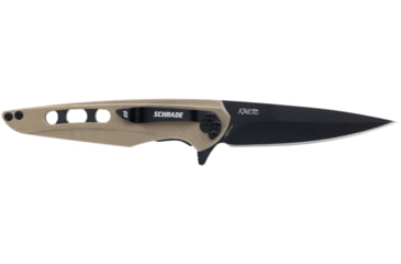 Image of Schrade Kinetic Folding Knife, AUS-9 Stainless Steel Blade, G10 Handle, Tan, 1159316