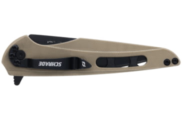 Image of Schrade Kinetic Folding Knife, AUS-9 Stainless Steel Blade, G10 Handle, Tan, 1159316
