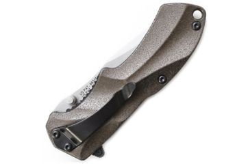 Image of Schrade SCHA7 Mini MAGIC, Brown Alum. Handle, BLK ComboEdge, SCHA7SMBRS