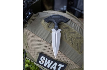 Image of Schrade MOE Fixed Blade, 3in, AUS-10 Blade, Titunium Nitride Push Dagger Blade, Blade Rubberized Handle, 1182518