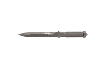 Image of Schrade One-Piece Drop Forged Dual Partially Serrated Double Edged Boot Knife Fixed Blade