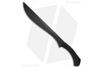 Image of Schrade Priscilla Makhaira Bush Sword Fixed Blade Knife, 16.00in, 3CR13MOV Stainless Steel, TPE Black Handle, Black/Black, 22.625in, BHQ-67509