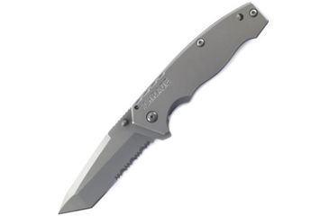 Image of Schrade SCH306, Stainless Handle, Tanto ComboEdge, SCH306TS