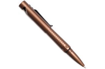 Image of Schrade Tactical Pen w/Survival Whistle, Brown, SCPEN6BR