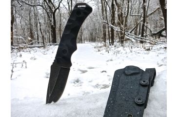 Image of Schrade Full Tang Fixed Blade Knife,3.4in Steel Drop Point Blade,G-10 Handle,Clam Package SCHF14CP