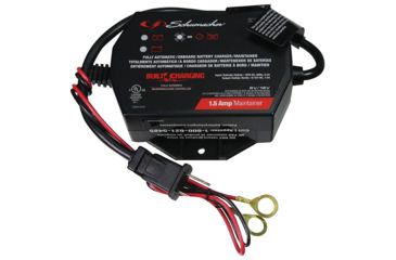 Image of Schumacher 1.5 Amp Fully Automatic On-Board Maintainer 6-12V, Black SC1300