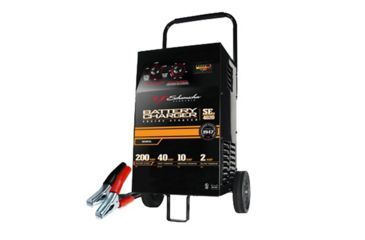 Image of Schumacher 2/10/40/200 Amp Wheel-Style Charger/Starter, Black SE4020