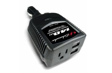 Image of Schumacher Power Inverter, 140W, Black, 2 Year MFG Warranty, SCM-00028