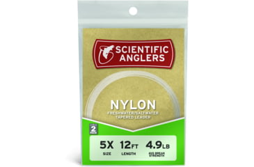 Image of Scientific Anglers Bass Nylon Leaders 9in 2 Pack 10lb, 112178
