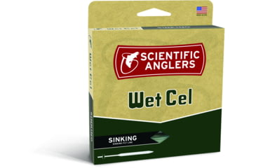 Image of Scientific Anglers WetCel WF 6-S Sinking Fly Line Type IV Weight Forward Charcoal, 112314