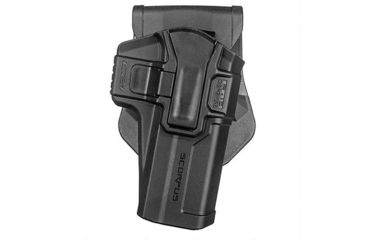 Image of Scorpus M1 Level 1 Retention OWB Belt/Paddle Holster, Glock 21, Ambidextrous Hand, Black, SC-G21SB