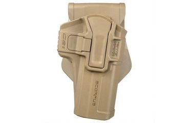 Image of Scorpus M1 Level 1 Retention OWB Belt/Paddle Holster, Glock 20, Right Hand, Flat Dark Earth, SC-G21ST