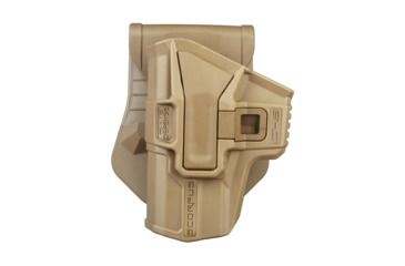 Image of Scorpus M1 Level 1 Retention OWB Belt/Paddle Holster, Glock 19, Left Hand, Flat Dark Earth, SC-G9LHT