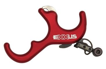Image of Scott Archery Scott Exxus Thumb Button Release 3-finger Red