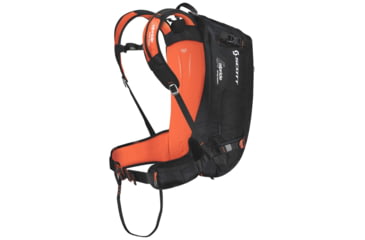 Image of SCOTT Guide AP 30L Backpack, Black/Burnt Orange, Normal Length, 2542475227815
